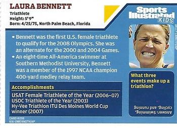 2008 Sports Illustrated for Kids #298 Laura Bennett Back
