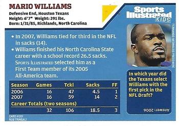 2008 Sports Illustrated for Kids #301 Mario Williams Back