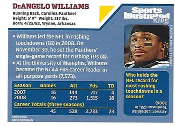 2009 Sports Illustrated for Kids #386 DeAngelo Williams Back