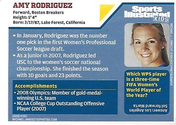 2009 Sports Illustrated for Kids #387 Amy Rodriguez Back