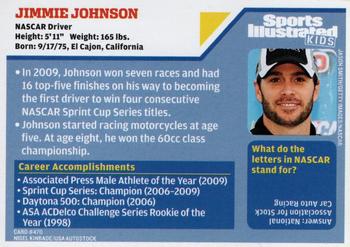 2010 Sports Illustrated for Kids #470 Jimmie Johnson Back