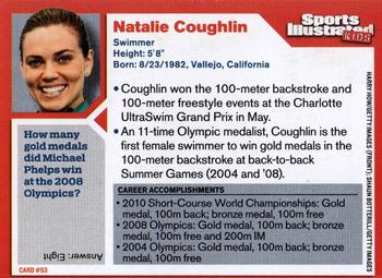 2011 Sports Illustrated for Kids #53 Natalie Coughlin Back