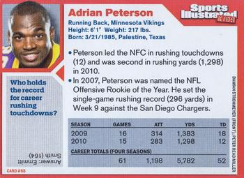 2011 Sports Illustrated for Kids #68 Adrian Peterson Back