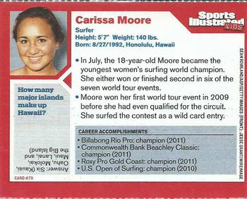 2011 Sports Illustrated for Kids #79 Carissa Moore Back
