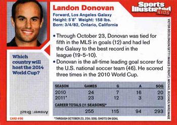 2011 Sports Illustrated for Kids #96 Landon Donovan Back
