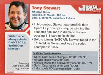 2012 Sports Illustrated for Kids #117 Tony Stewart Back