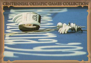 1996 Collect-A-Card Centennial Olympic Games Collection #104 400-Meter Ind. Medley - Men & Women Front