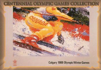 1996 Collect-A-Card Centennial Olympic Games Collection #117 Winter Front