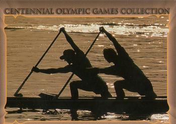 1996 Collect-A-Card Centennial Olympic Games Collection #23 Canoe/Kayak Front