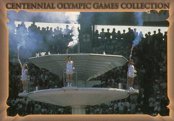 1996 Collect-A-Card Centennial Olympic Games Collection #31 100-, 400-Meter Hurdles - Women Front