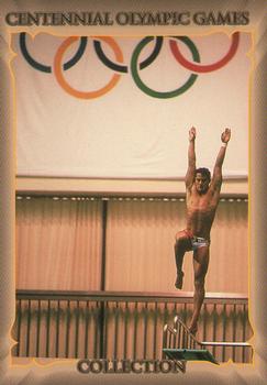 1996 Collect-A-Card Centennial Olympic Games Collection #33 Greg Louganis Front