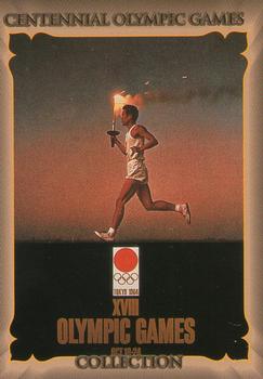 1996 Collect-A-Card Centennial Olympic Games Collection #3 100 Meters - Men Front