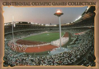 1996 Collect-A-Card Centennial Olympic Games Collection #45 4 x 400-Meter Relay - Women Front