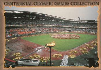 1996 Collect-A-Card Centennial Olympic Games Collection #50 Triple Jump - Men Front