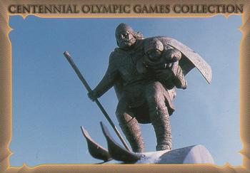1996 Collect-A-Card Centennial Olympic Games Collection #52 20-, 50-Kilometer Walk Front