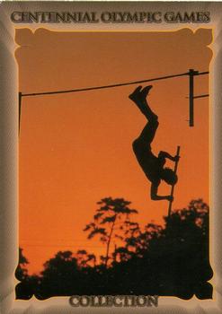 1996 Collect-A-Card Centennial Olympic Games Collection #66 Pole Vault Front
