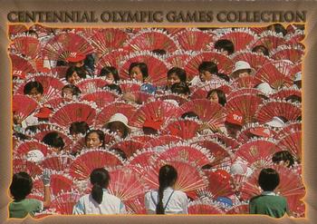 1996 Collect-A-Card Centennial Olympic Games Collection #68 Javelin - Men Front