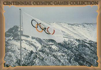 1996 Collect-A-Card Centennial Olympic Games Collection #73 The Olympic Rings Front