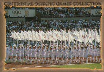 1996 Collect-A-Card Centennial Olympic Games Collection #88 Fencing Front