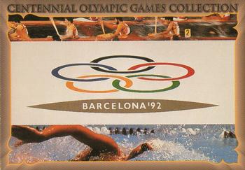 1996 Collect-A-Card Centennial Olympic Games Collection #93 100-Meter Backstroke - Women Front
