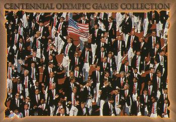 1996 Collect-A-Card Centennial Olympic Games Collection #97 100-Meter Breaststroke - Men & Women Front