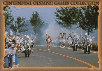 1996 Collect-A-Card Centennial Olympic Games Collection #98 200-Meter Breaststroke - Men Front