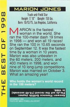 1998 Sports Illustrated for Kids - The Best of 1998 #2 Marion Jones Back