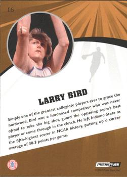 2009 Press Pass Fusion - Bronze #16 Larry Bird Back