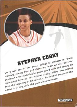 2009 Press Pass Fusion - Bronze #18 Stephen Curry Back