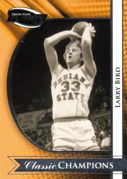 2009 Press Pass Fusion - Classic Champions #CCH-3 Larry Bird Front
