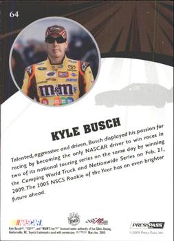 2009 Press Pass Fusion - Gold #64 Kyle Busch Back