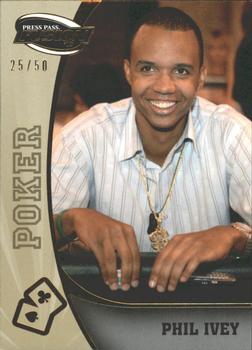 2009 Press Pass Fusion - Gold #81 Phil Ivey Front