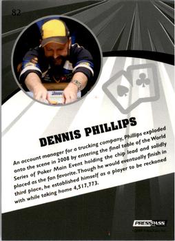 2009 Press Pass Fusion - Gold #82 Dennis Phillips Back