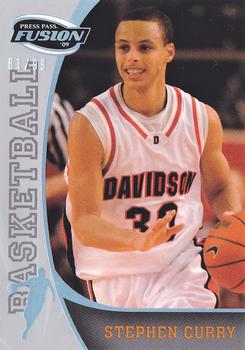 2009 Press Pass Fusion - Silver #18 Stephen Curry Front