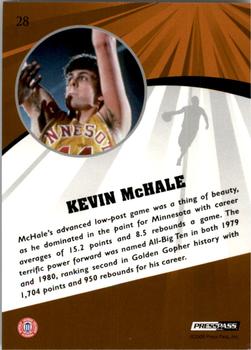2009 Press Pass Fusion - Silver #28 Kevin McHale Back