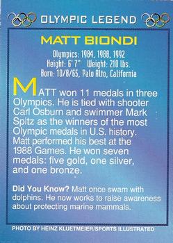 2000 Sports Illustrated for Kids I (Jan-Nov 2000) - Olympic Legends #NNO Matt Biondi Back