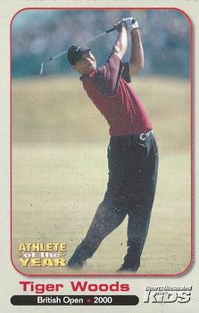 2001 Sports Illustrated for Kids - Tiger Woods Athlete of the Year #NNO Tiger Woods Front