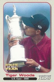 2001 Sports Illustrated for Kids - Tiger Woods Athlete of the Year #NNO Tiger Woods Front