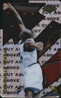 1996 Classic Assets - A Cut Above Phone Cards #2 Shaquille O'Neal Front