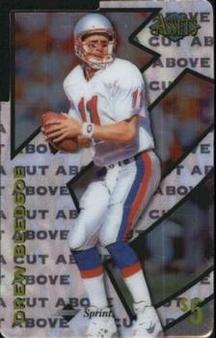 1996 Classic Assets - A Cut Above Phone Cards #7 Drew Bledsoe Front