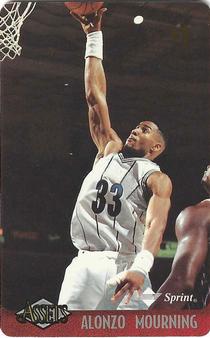 1996 Classic Assets - Phone Cards $1 #16 Alonzo Mourning Front