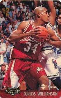 1996 Classic Assets - Phone Cards $2 #29 Corliss Williamson Front