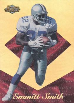 1996 Classic Assets - Silksations #S8 Emmitt Smith Front