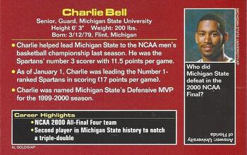 2001 Sports Illustrated for Kids - March Madness Stars #NNO Charlie Bell Back