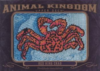 2012 Upper Deck Goodwin Champions - Animal Kingdom Patches #AK-142 Red King Crab Front