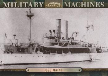 2012 Upper Deck Goodwin Champions - Military Machines #MM-3 USS Maine Front