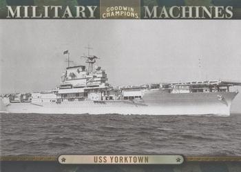 2012 Upper Deck Goodwin Champions - Military Machines #MM-4 USS Yorktown Front