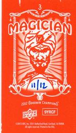 2012 Upper Deck Goodwin Champions - Mini Foil Magician Red #3 Herschel Walker Back