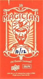 2012 Upper Deck Goodwin Champions - Mini Foil Magician Red #39 Jerry Rice Back