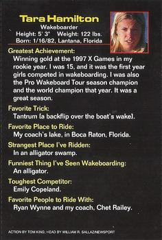 2001 Sports Illustrated for Kids - X-Gamers #NNO Tara Hamilton Back